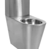 Sanela RVS Toiletten - Toiletcombinatie Voor Gehandicapten, Vandaalbestendig, Roestvrij Staal SLWN 16