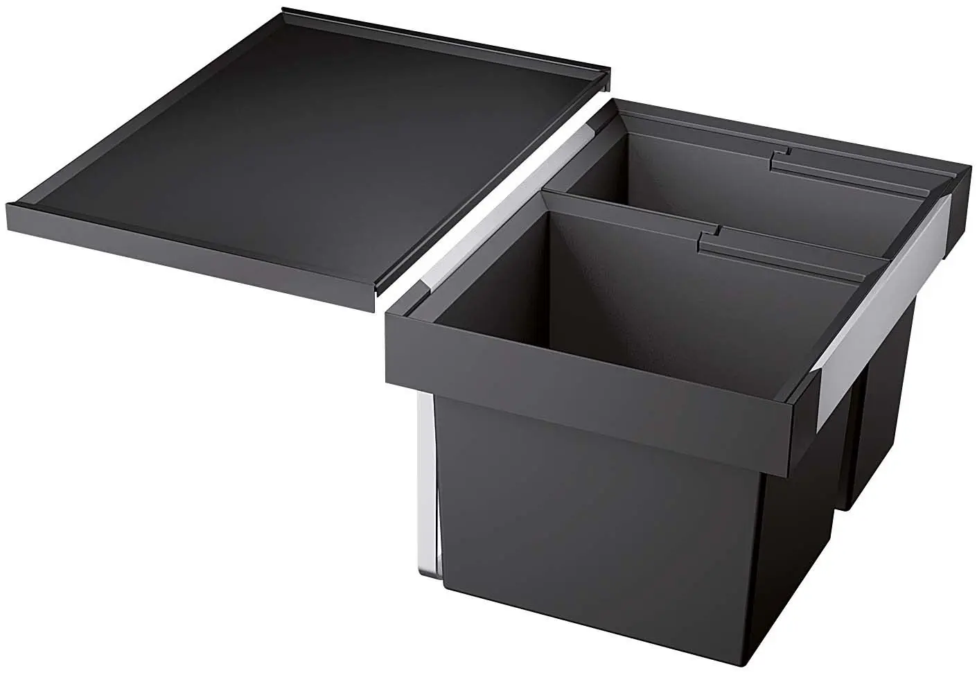 Blanco Flexon II - Afvalsorteersysteem, Met Scheidingswand, Inhoud 49 L 521471 1 Blanco Flexon II - Afvalsorteersysteem, Met Scheidingswand, Inhoud 49 L 521471