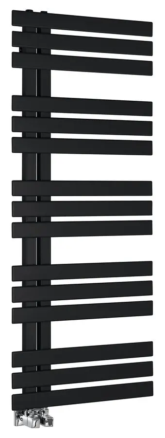 Sapho Silvana - Verwarmingselement 124x50 Cm, Mat Zwart IR154B 1 Sapho Silvana - Verwarmingselement 124x50 Cm, Mat Zwart IR154B