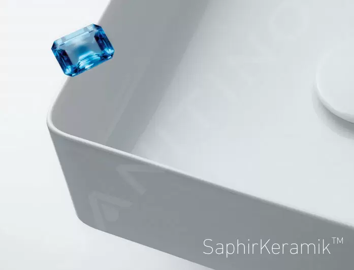 Laufen VAL - Wastafel 60x42 Cm, Met Overloop, Kraangat, Wit H8102830001041 3 Laufen VAL - Wastafel 60x42 Cm, Met Overloop, Kraangat, Wit H8102830001041 - Afbeelding 3