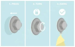 Compactor Bestlock - Dubbele Haak, Chroom RAN6997 -Sanitino Winkel PHOTO 1531