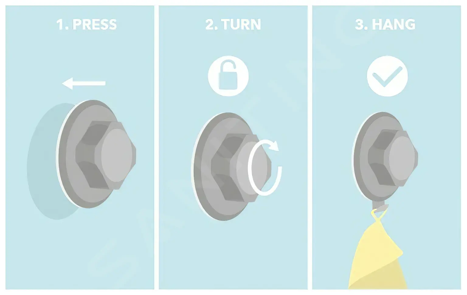 Compactor Bestlock - Set 2 St Zuignap Haak, Zwart RAN9771 3 Compactor Bestlock - Set 2 St Zuignap Haak, Zwart RAN9771 - Afbeelding 3