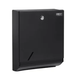 Sanela RVS Accessoires - Handdoekdispenser, Rvs/zwart SLZN 20V