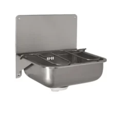 Sanela RVS Uitstortgootstenen - Uitstortgootsteen, Hangend Model 43x33 Cm, Roestvrij Staal SLVN 01