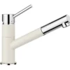 Blanco Kano S - Keukenkraan Met Uittrekbare Uitloop, Zacht Wit/chroom 526953