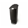 Simplehuman Afvalemmers - Afvalbak Slim 40 L, Zwart CW1361