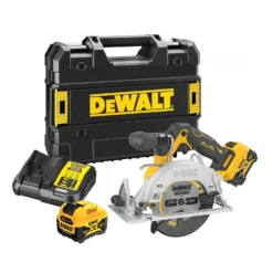 DeWALT Gereedschap - 12V ACCU Cirkelzaag 140 Mm, 2x Accu 5,0 Ah XR, Oplader DCS512P2