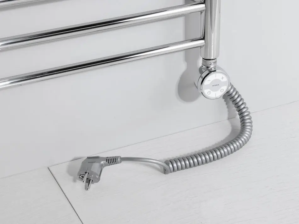 Sapho Moa - Verwarmingselement Met Thermostaat, 400 W, Chroom MOA-C-400 4 Sapho Moa - Verwarmingselement Met Thermostaat, 400 W, Chroom MOA-C-400 - Afbeelding 4