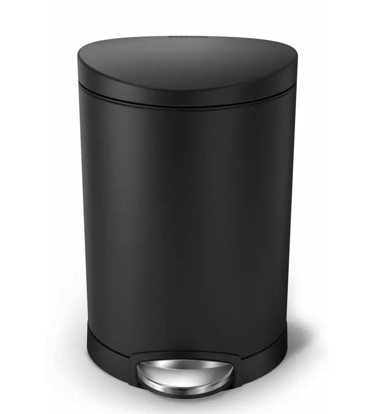 Simplehuman Afvalemmers - Afvalbak 6 L, Mat Zwart CW2097 3 Simplehuman Afvalemmers - Afvalbak 6 L, Mat Zwart CW2097 - Afbeelding 3