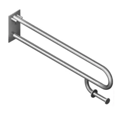 Jika Universum - Inklapbare Handgreep Met Toiletpapierhouder, 834 Mm, Roestvrij Staal H3897160030001