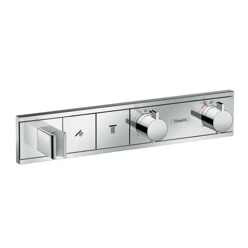 Hansgrohe RainSelect - Afbouwdeel Voor Thermostatische Badkraan Voor 2 Functies, Chroom 15355000 1 Hansgrohe RainSelect - Afbouwdeel Voor Thermostatische Badkraan Voor 2 Functies, Chroom 15355000