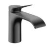 Hansgrohe Vivenis - Wastafelkraan, EcoSmart, Geborsteld Zwart Chroom 75013340