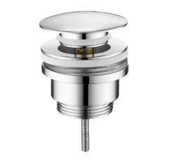 Sapho Toebehoren - Click-Clack Wastafelwaste, Chroom CV1002