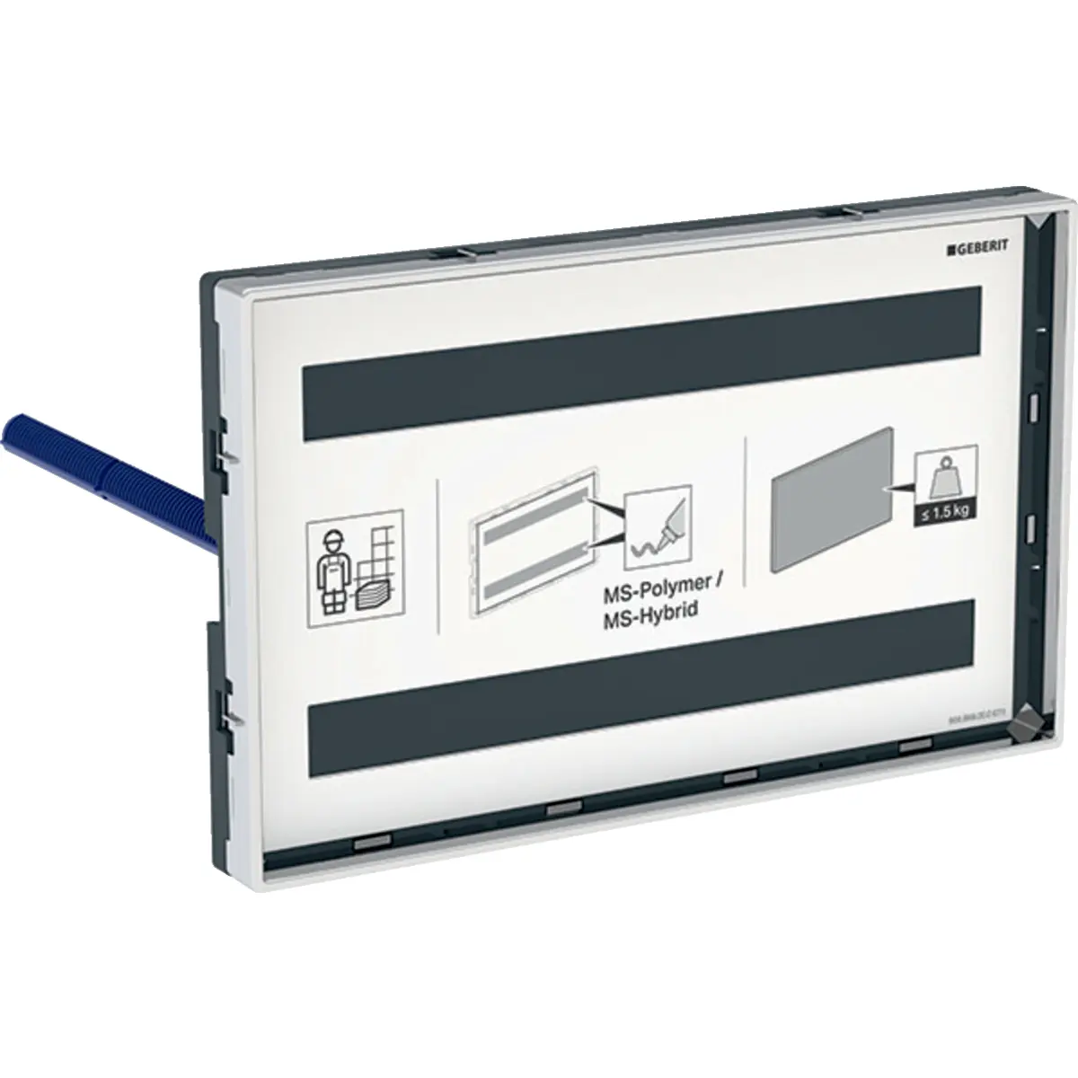 Geberit Toebehoren - Omegen Afdekplaat, Vlak Geïntegreerd, Met Zichtframe 115.088.00.1 1 Geberit Toebehoren - Omegen Afdekplaat, Vlak Geïntegreerd, Met Zichtframe 115.088.00.1