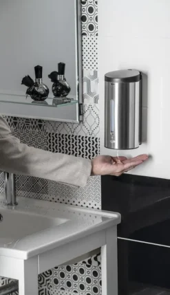 Sapho Hotelprogramma - Touchless Dispenser Voor Vloeibare Zeep, 650 Ml, Rvs SE071 -Sanitino Winkel a8ce5e32bdcf363468405f9e