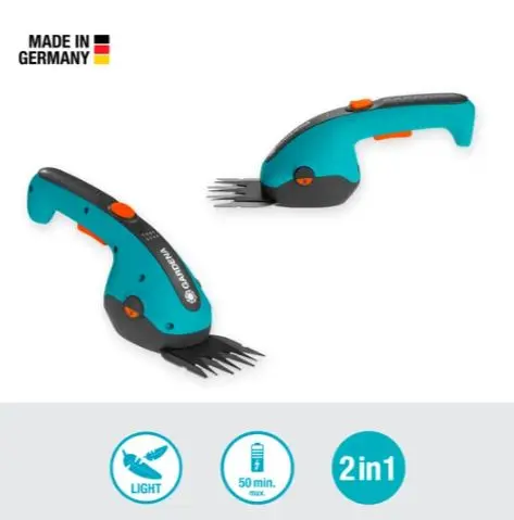 Gardena - 3,6V ACCU-grasschaar ClassicCut Li, Geïntegreerde Accu, Lader 9884-20 2 Gardena - 3,6V ACCU-grasschaar ClassicCut Li, Geïntegreerde Accu, Lader 9884-20 - Afbeelding 2