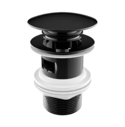 Jika Mio Style - Afvoerplug, Click-Clack, Mat Zwart H3702F97161031