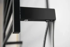 Sapho Verwarming - Elektrisch Handdoekdroger Elzor 50x47 Cm, 60 W, Mat Zwart EB510 -Sanitino Winkel ab40ac3fc23c73933ca84e58