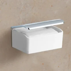 Keuco Elegance - Vochtig Toiletpapeir Houder, Wit/chroom 11667013000 -Sanitino Winkel ad3c23a731e1dc6f546ab8b8