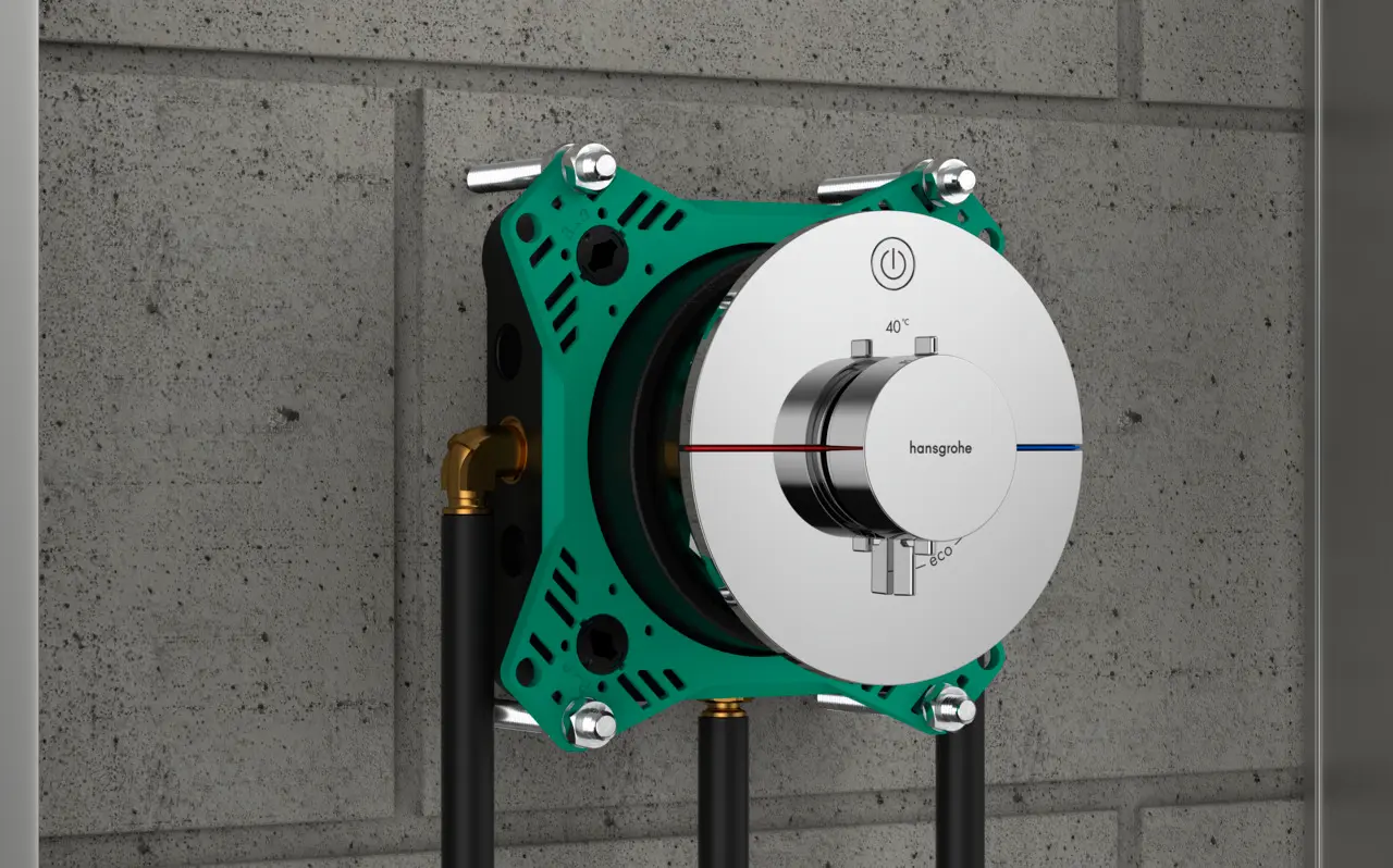 Hansgrohe ShowerSelect Comfort - Thermostatische Inbouwkraan, Chroom 15553000 3 Hansgrohe ShowerSelect Comfort - Thermostatische Inbouwkraan, Chroom 15553000 - Afbeelding 3