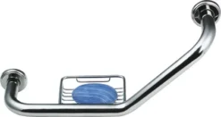 Sapho Badkamer Apparatuur - Gebogen Handvat Van Zeepschaal Van Draad, Chroom XH520