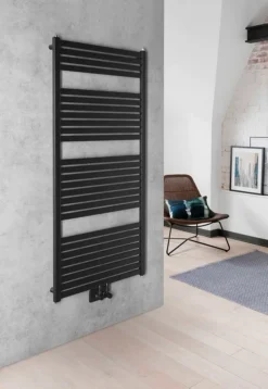 Aqualine Verwarming - Radiator Tondi 600x1330 Cm, Centrale Aansluiting, Mat Zwart DT486T -Sanitino Winkel ae5cd4c70a3bda92ef69c875