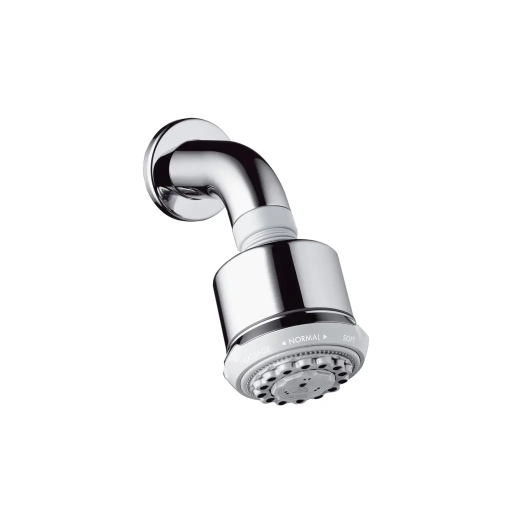 Hansgrohe Clubmaster - Hoofddouche Met Douchearm 3jet, EcoSmart, Chroom 26606000 1 Hansgrohe Clubmaster - Hoofddouche Met Douchearm 3jet, EcoSmart, Chroom 26606000