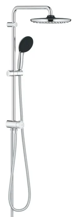 Grohe Vitalio Start - Doucheset Zonder Kraan, Diameter 25 Cm, 2 Jets, Chroom 26680001