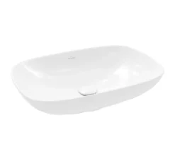 Villeroy & Boch Loop&Friends - Opzetwastafel, 56x38 Cm, Met Overloop, Alpine Wit 4A490001 -Sanitino Winkel af00a95eecf70870e50cf77b