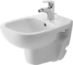Duravit D-Code - Hangend Bidet Met Overloop, 350mm X 480mm, Wit 2237150000