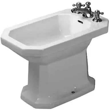 Duravit 1930 - Staand Bidet, 355x600 Mm, WonderGliss, Wit 02671000001 1 Duravit 1930 - Staand Bidet, 355x600 Mm, WonderGliss, Wit 02671000001