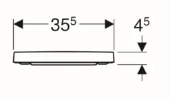 Geberit Selnova Square - WC-zitting, Duroplast, SoftClose, Wit 501.556.01.1 -Sanitino Winkel afe653be5f28070abd1e148f