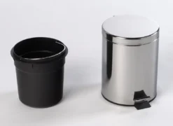 Aqualine Simple Line - Afvalemmer 5 L, Gepolijst Rvs 27105 -Sanitino Winkel b09e087d22c861c8aa406017