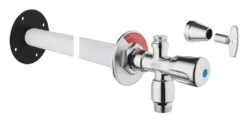 Grohe Eurotec - Gevelkraan Vorstvrij, Mat Chroom 41206000