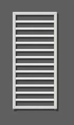 Zehnder Subway - Badkamerradiator 61x45 Cm, Recht, Middenaansluiting 5 Cm, Witte Lak SUB-060-045