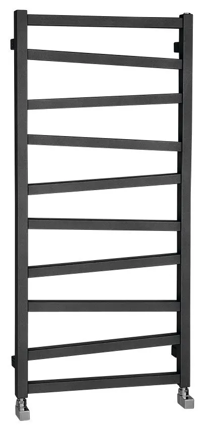 Sapho Zig - Radiator 50x110 Cm, 406 W, Antraciet ZG511A 1 Sapho Zig - Radiator 50x110 Cm, 406 W, Antraciet ZG511A
