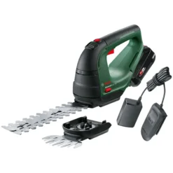 Bosch Tuinapparatuur - 18V ACCU-buxus- En Grasscharenset, 1x Accu 2,0 Ah Li-Ion, Lader 0600857000