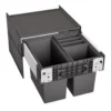 Blanco Select - Inbouw Afvalemmer, Met Scheidingswand, Inhoud 35 L 526202