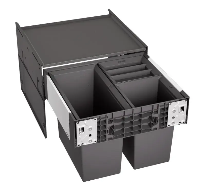 Blanco Select - Inbouw Afvalemmer, Met Scheidingswand, Inhoud 35 L 526202 1 Blanco Select - Inbouw Afvalemmer, Met Scheidingswand, Inhoud 35 L 526202