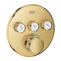 Grohe Grohtherm SmartControl - Afdekset Voor Douchethermostaat, 3 Functies, Cool Sunrise 29121GL0