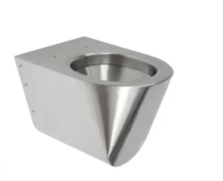 Sanela RVS Toiletten - Wandcloset, Anti-vandaal, Roestvrij Staal SLWN 04