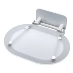 Ravak Ovo Chrome - Opklapbare Zitting 410x375x130 Mm, Chroom/wit B8F0000028