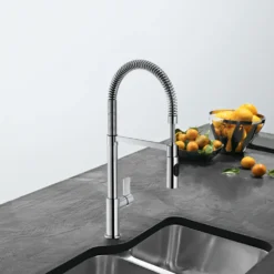 Franke Fox - Keukenkraan FN 6993.031, Met Flexibele Uitloop En Uittrekbare Vuistdouche, Chroom 115.0486.993 -Sanitino Winkel b80868fdab57e53351b8563b