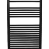 Novaservis Radiatoren - Badkamer Radiator Recht 160 Cm, Mat Zwart 600/1600/RS,5