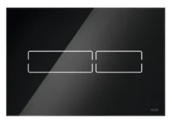 Tece TECElux - Elektronische Spoelbediening, Netvoeding, Glanzend Zwart Glas 9240961