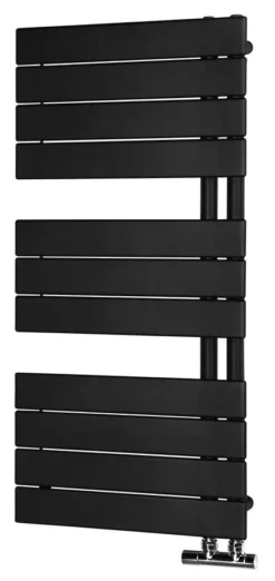 Aqualine Verwarming - Radiator Mili, 45x93 Cm, 381 W, Mat Zwart DC606T -Sanitino Winkel baef15efbd46648691f12721