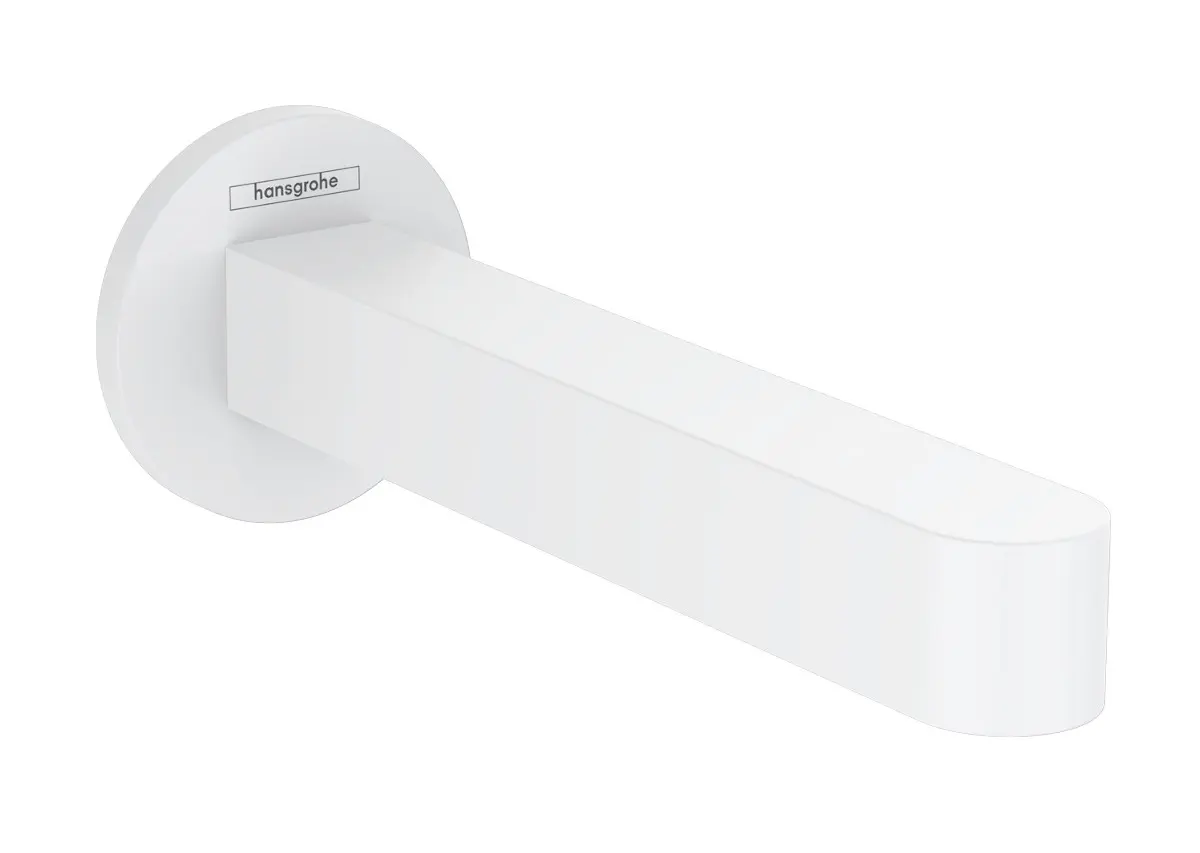 Hansgrohe Finoris - Baduitloop, Mat Wit 76410700 1 Hansgrohe Finoris - Baduitloop, Mat Wit 76410700