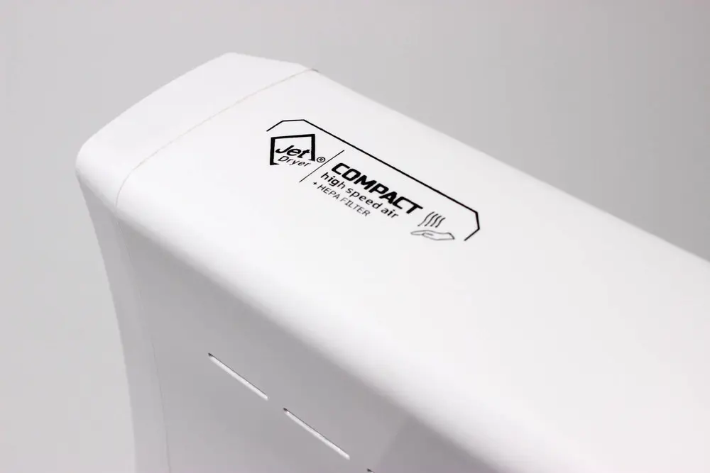 Jet Dryer Handdrogers - Handdroger Jet Dryer Compact, Wit 8596220010292 12 Jet Dryer Handdrogers - Handdroger Jet Dryer Compact, Wit 8596220010292 - Afbeelding 12