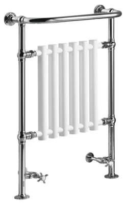 Sapho Singl - Radiator Cork 68x96 Cm, 550 W, Chroom/wit RE104