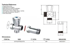 Aqualine Hoekstopkranen - Wasmachinekraan Voor De Wandkraan Is Terug. 3/4"x3/4" Kraan, Chroom 5315 5 Aqualine Hoekstopkranen - Wasmachinekraan Voor De Wandkraan Is Terug. 3/4"x3/4" Kraan, Chroom 5315 -Sanitino Winkel bc7823f199cc5db5273b09aa